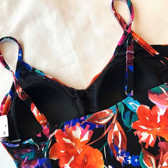 Magicsuit Rita Tankini Two Piece Swimsuit Top/Bottom Women's 8 Flower Child NWT - Picture 11 of 14